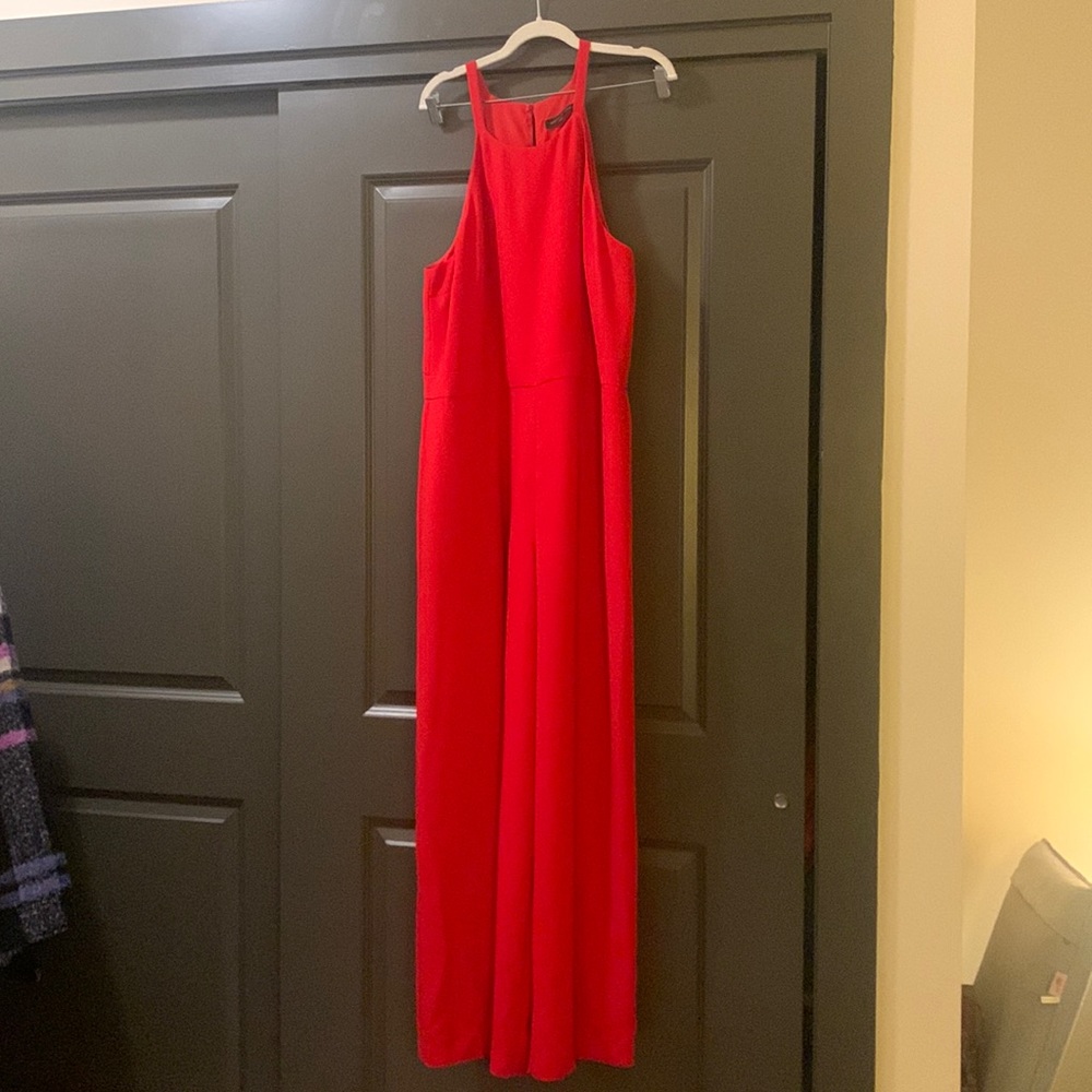 Wide Leg Halter Jumpsuit